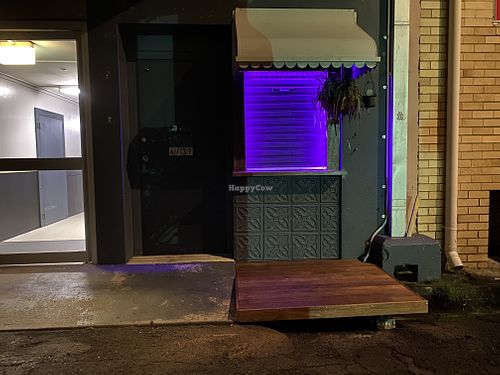 Cute back window at Space Bars Gelato in Lismore