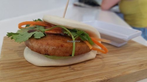 mock ham bun at Chibiscus in Los Angeles