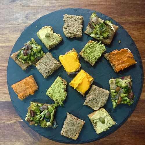 vegan tapas - damn tasty!! at VA De BO in Mallorca