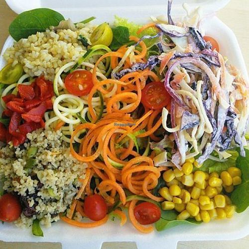 Rainbow Salad at BJ's Burger Joint & Juice Bar in Cardiff