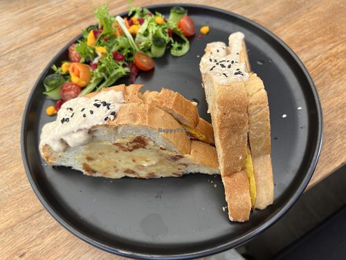 Croque Monsieur  at The Pitted Date in Playa Del Carmen