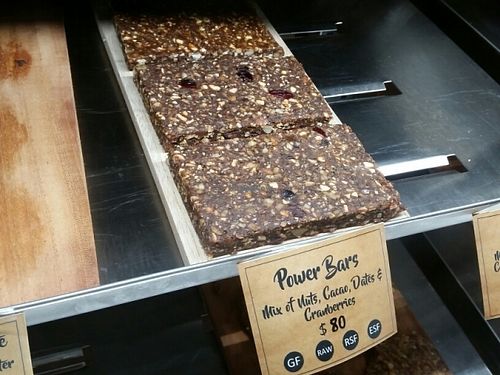 power bars at The Pitted Date in Playa Del Carmen