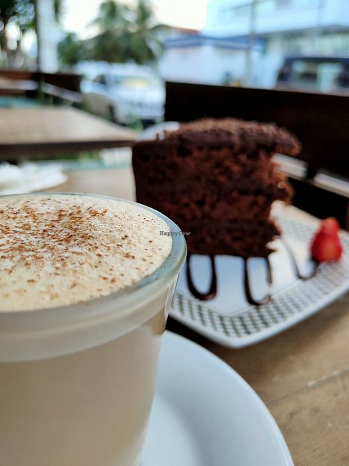 Chai Latte at The Pitted Date in Playa Del Carmen