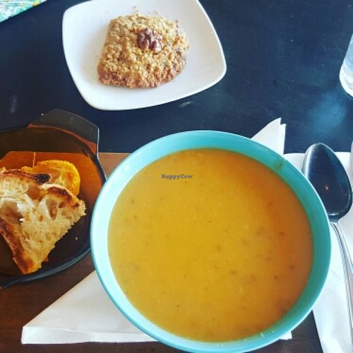 one of the best soups I've had  at Kaffi Vinyl in Reykjavik