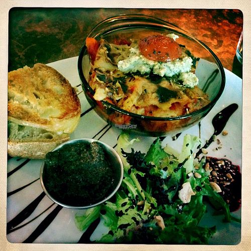 Lasagna at Kaffi Vinyl in Reykjavik