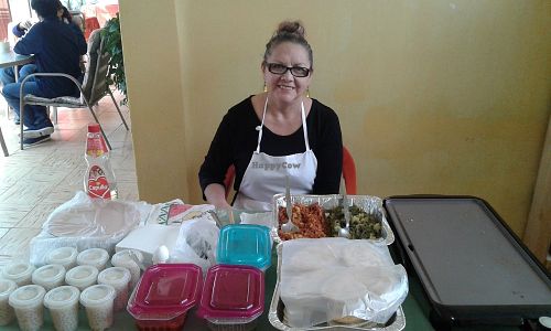 Toda la comida es vegana en Cholu Market at Cholu Market in Cholula