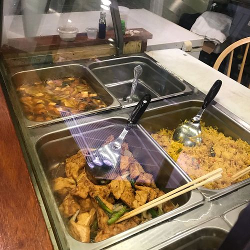 Tofu at Cuong's Vegan Sandwiches in Boston