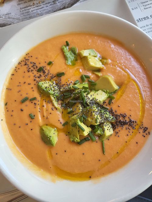 Salmorejo at Hicuri in Granada