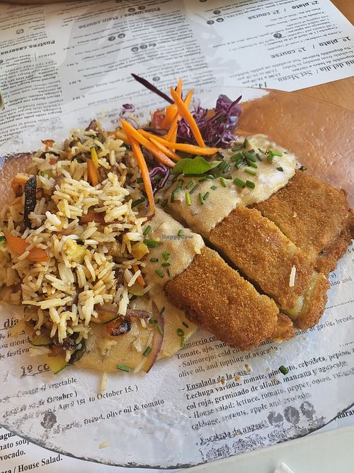 Cordon bleu at Hicuri in Granada