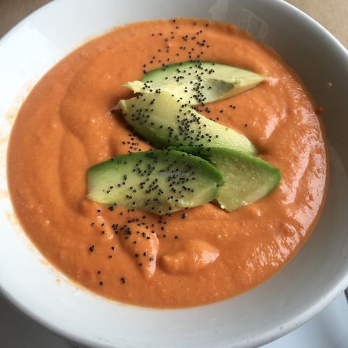 Salmorejo! at Hicuri in Granada