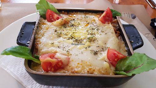 Lasagna at Hicuri in Granada