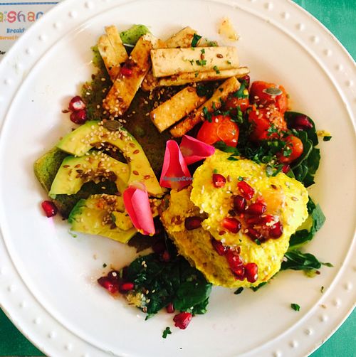 Avocado on toast  at Mama Ghanoushe in Hassocks