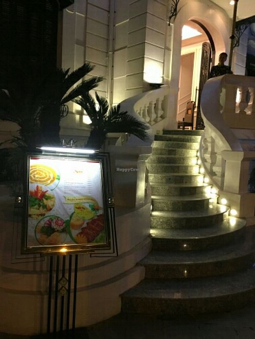 main entrance at Loving Hut Hoa Dang in Hanoi