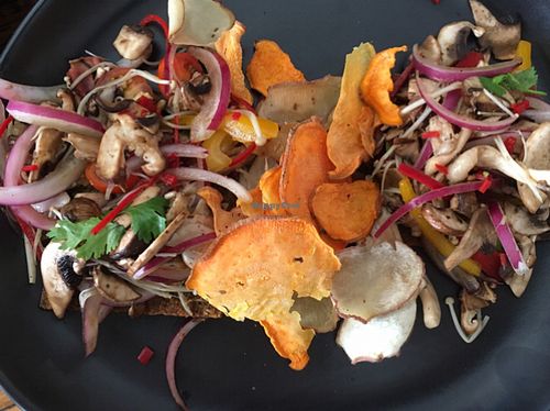 Lomo Saltado at The Plant Gallery in Bondi