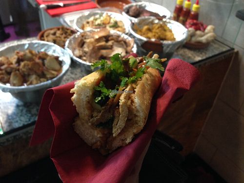 seitan + tofu at Saigon Delice Restaurant in Valencia