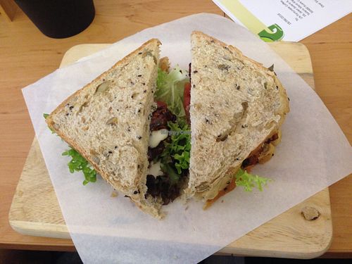 Grilled tempeh sandwich at LN Fortunate Coffee - Solaris Mont Kiara in Kuala Lumpur