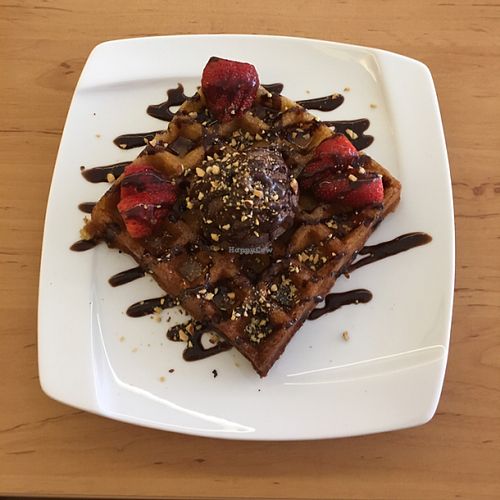 waffle at LN Fortunate Coffee - Solaris Mont Kiara in Kuala Lumpur
