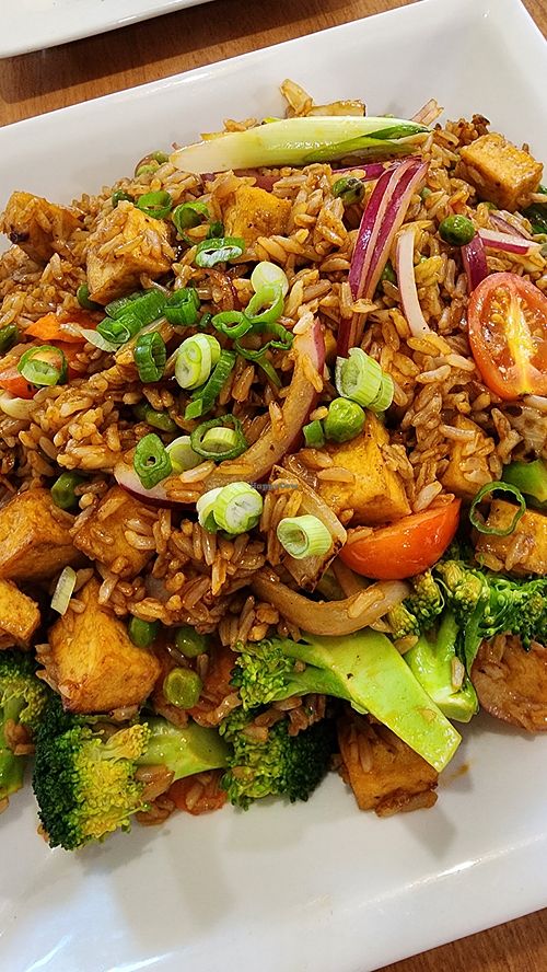 Stir fried rice at Screaming Carrots in Hallandale Beach