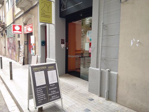 a view from the street at 2Y Restaurante in Barcelona