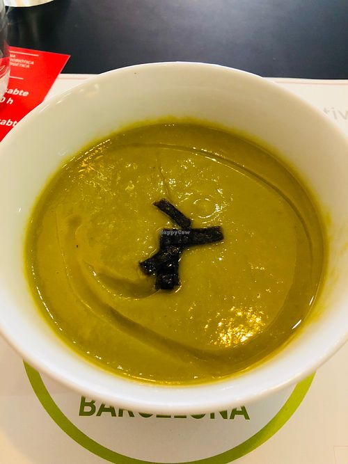 Crema de verduras at 2Y Restaurante in Barcelona