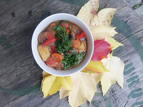 veg soup at Powoli in Wroclaw