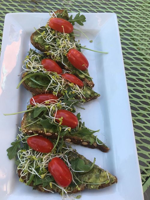 Avocado on Toast at The Juice Lab 360 in Pasadena