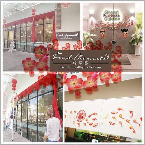 nice cny decoration at Fresh Moment in Penang
