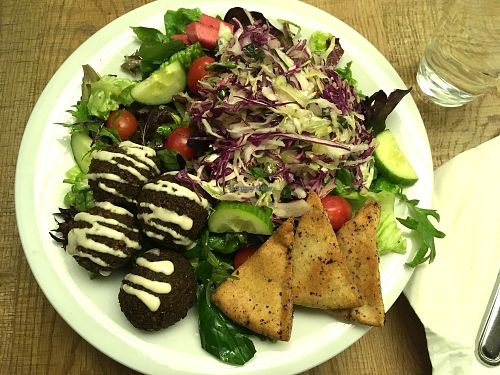 Falafel Salad at B52 Cafe in Pittsburgh