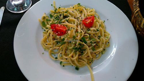 Pasta main  at LaQuinoa in Zaragoza