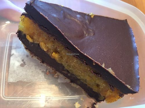 Raw cake at Veggie Nyers in Budapest