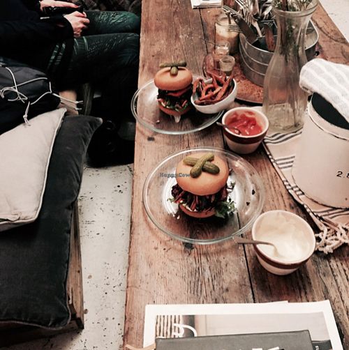 The Burgers  at Cupcakes and Shhht in East London