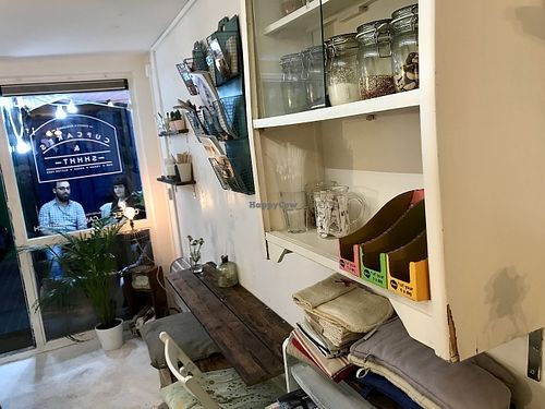 inside at Cupcakes and Shhht in East London