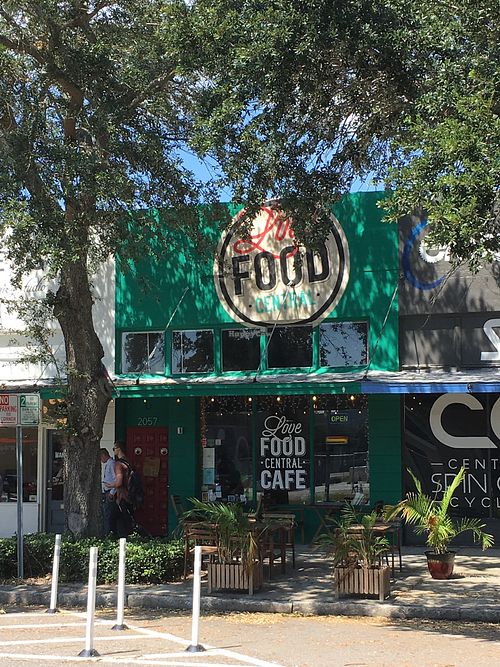Exterior at Love Food Central in St Petersburg