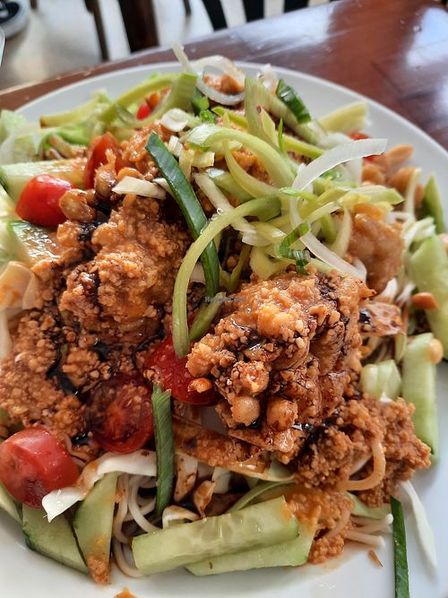 Vegan gado gado at Casa Ari in Gran Canaria