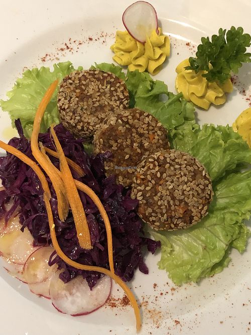 Raw burgers  at L'Orto Gia Salsamentario in Turin