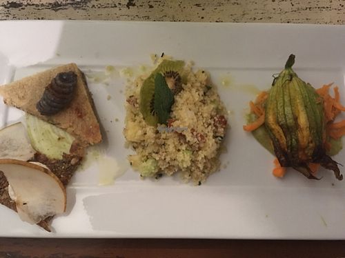 selection of appetisers at L'Orto Gia Salsamentario in Turin