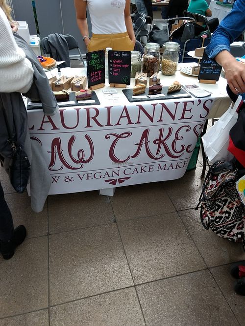 at vegan connections at Laurianne's Raw Cakes in Killearn