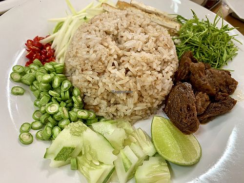 ข้าวคลุกกะปิ at Veggie Chef in Bangkok