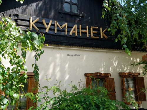 outside at Kumanek in Tiraspol