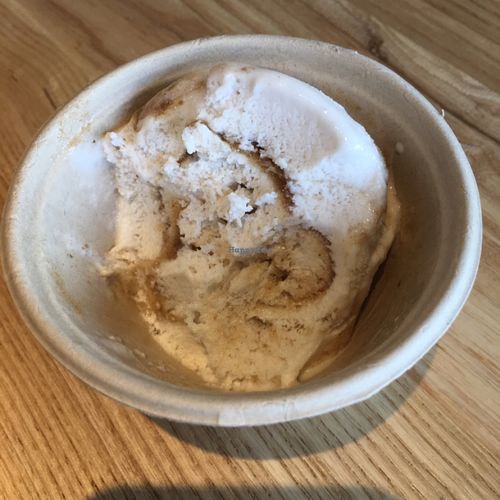 Date Caramel Pecan Vegan Gelato at Love's Ice Cream - Downtown Market in Grand Rapids
