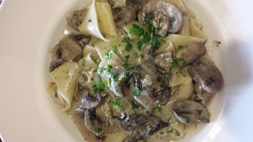 Amazingly - this is vegan and very tasty.  at Osteria Italiana in Clifton Hill