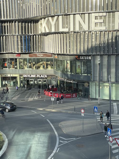 Outdoor seating at chipotle   at Chipotle - Skyline Plaza in Frankfurt