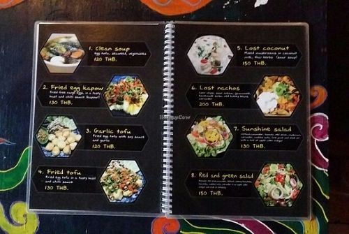 Menu 2 at Lost Lounge in Chiang Mai