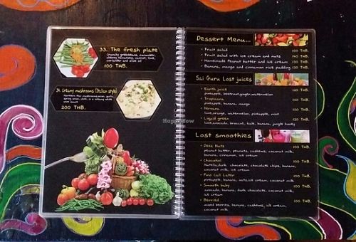 Menu 6 at Lost Lounge in Chiang Mai