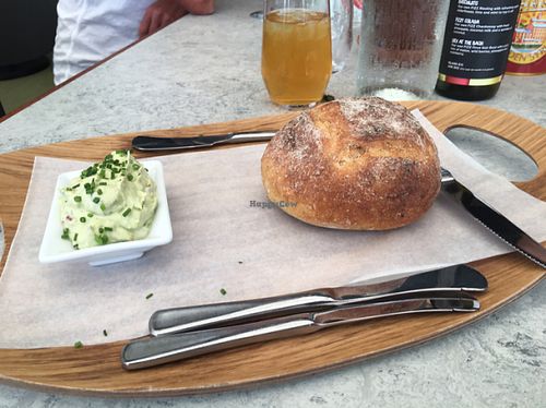 vegan con loaf at Thomas's Bach in Waiheke Island