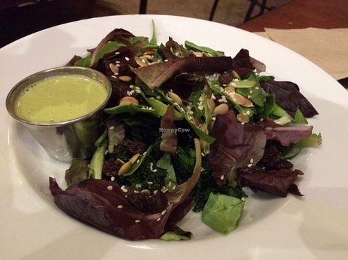 big green salad at Reverie Cafe + Bar in Minneapolis
