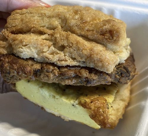 Breakfast sandwich   at Reverie Cafe + Bar in Minneapolis