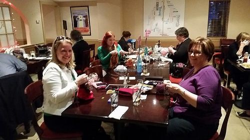 Sip n Stitch every Third Thursday of the Month!
 at Redhound Grille in Paoli