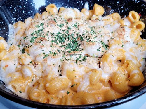 Divine chipotle mac'n'cheese at Lucky Pig - Paradise Palms in Edinburgh