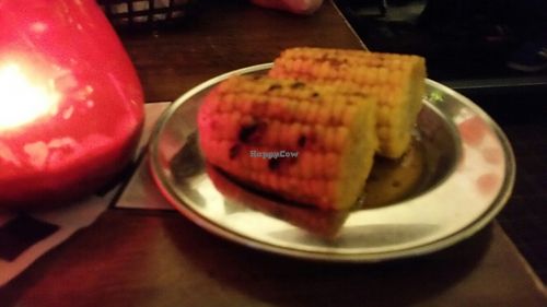 Grilled corn at Lucky Pig - Paradise Palms in Edinburgh